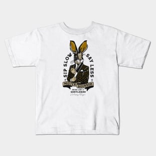 Mister Bourbon Jackalope: Drink Like A Gentleman Kids T-Shirt